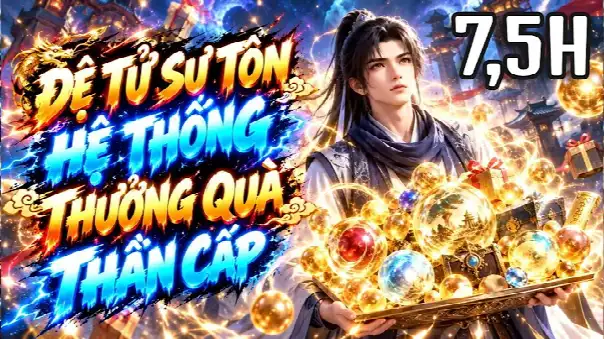 7,5 Giờ | Đệ Tử Phế Vật Của Sư Tôn, Hệ Thống Thần Cấp Làm Nhiệm Vụ Thưởng Quà Vô Hạn