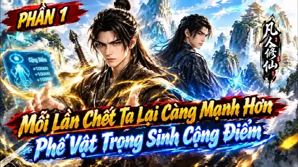 Mỗi Lần Chết Ta Lại Càng Mạnh Hơn: Phế Vật Trọng Sinh Cộng Điểm Quyết San Phẳng Kẻ Thù!