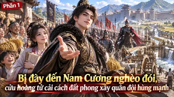 Bị Đày Đến Nam Cương Nghèo Đói, Cửu Hoàng Tử Cải Cách Đất Phong Xây Quân Đội Hùng Mạnh