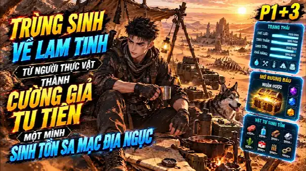 Trùng Sinh Về Lam Tinh,Từ Người Thực Vật Thành Cường Giả Tu Tiên–Một Mình Sinh Tồn Sa Mạc