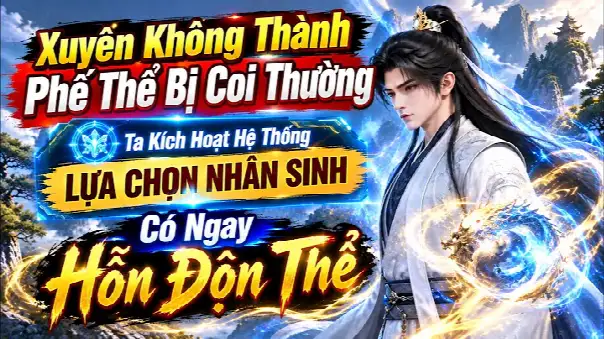 Xuyên Không Thành Phế Thể Bị Coi Thường Ta Kích Hoạt Hệ Thống Lựa Chọn Nhân Sinh Có Ngay Hỗn Độn Thể