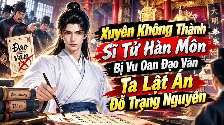 Xuyên Không Thành Sĩ Tử Hàn Môn Bị Vu Oan Đạo Văn Ta Lật Án Đỗ Trạng Nguyên