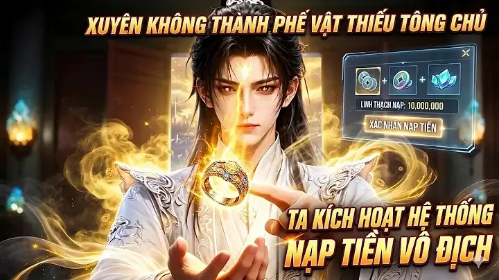 Xuyên Không Thành Phế Vật Thiếu Tông Chủ Ta Kích Hoạt Hệ Thống Nạp Tiền Vô Địch