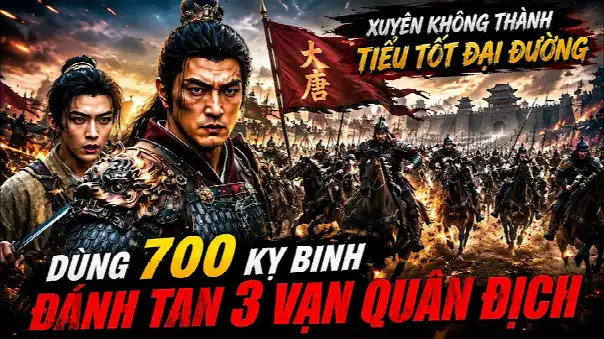Full | Xuyên Không Thành Tiểu Tốt Đại Đường, Dùng 700 Kỵ Binh Đánh Tan 3 Vạn Quân Địch