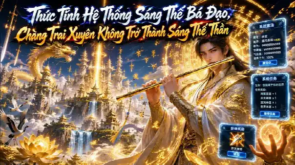 Thức Tỉnh Hệ Thống Sáng Thế Bá Đạo, Chàng Trai Xuyên Không Trở Thành Sáng Thế Thần