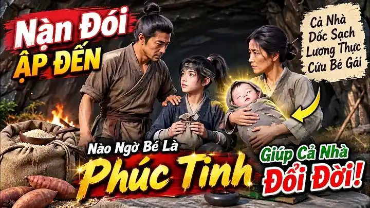 Nạn Đói Ập Đến, Cả Nhà Dốc Sạch Lương Thực Cứu Bé Gái – Nào Ngờ Bé Là Phúc Tinh Giúp Cả Nhà Đổi Đời!