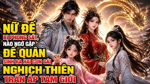 Nữ Đế Bị Phong Sát, Nào Ngờ Gặp Đế Quân Sinh Ra Hai Con Gái Nghịch Thiên Trấn Áp Tam Giới