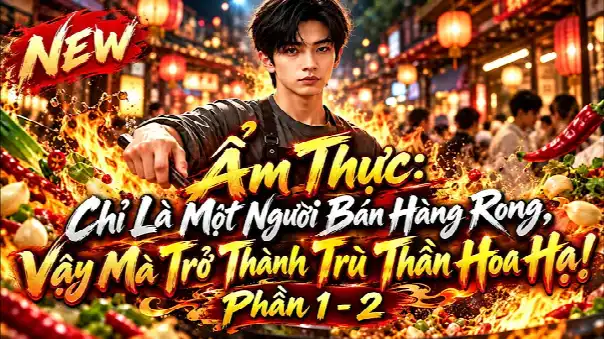 Ẩm Thực: Chỉ Là Một Người Bán Hàng Rong, Vậy Mà Trở Thành Trù Thần Hoa Hạ! Phần 1 - 2 | Myhope
