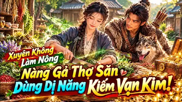 Xuyên Không Làm Nông Nàng Gả Thợ Săn Rồi Dùng Dị Năng Kiếm Vạn Kim!