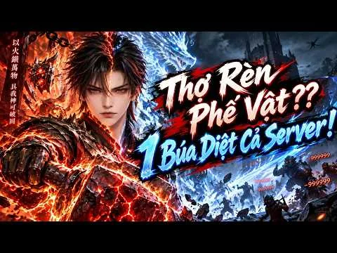 Thức Tỉnh Nghề Thợ Rèn Bị Khinh Thường, Hắn Vác Búa Solo Boss Thế Giới Khiến Cả Server Quỳ Lạy