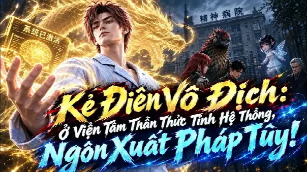 Kẻ Điên Vô Địch Ở Viện Tâm Thần Thức Tỉnh Hệ Thống: Ngôn Xuất Pháp Tùy Tiện Tay Đấm Nát Tiên Giới