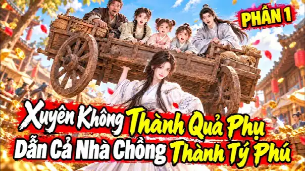 Xuyên Không Thành Quả Phụ Dẫn Cả Nhà Chồng Bỏ Trốn Trở Thành Tỷ Phú