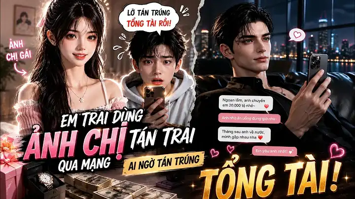 Em Trai Dùng Ảnh Chị Tán Trai Qua Mạng... Ai Ngờ Tán Trúng Tổng Tài Si Tình!