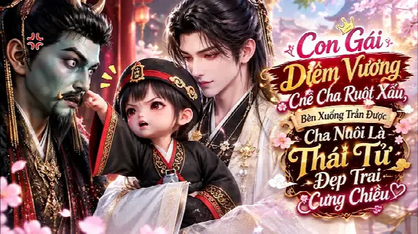 Con Gái Diêm Vương Chê Cha Ruột Xấu, Bèn Xuống Trần Được Cha Là Thái Tử Đẹp Trai Cưng Chiều