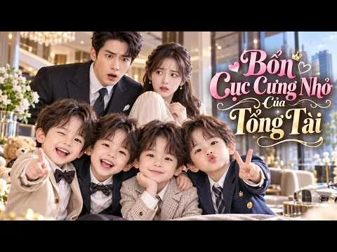 Bỗng Dưng Có Đứa Bé Gọi Tổng Tài Là Bố, Anh Không Ngờ Ngoài Bé Đó Ra Mình Còn 3 Đứa Khác Y Hệt