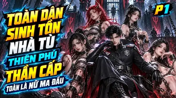 Toàn Dân Sinh Tồn Nhà Tù: Thức Tỉnh Thiên Phú Thần Cấp, Tù Nhân Của Ta Toàn Là Nữ Ma Đầu