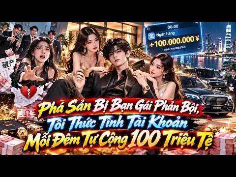 Phá Sản Bị Bạn Gái Phản Bội, Tôi Thức Tỉnh Tài Khoản Mỗi Đêm Tự Cộng 100 Triệu Tệ